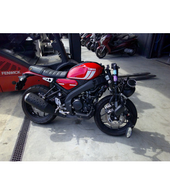 YAMAHA XSR 125 ACCIDENTE...